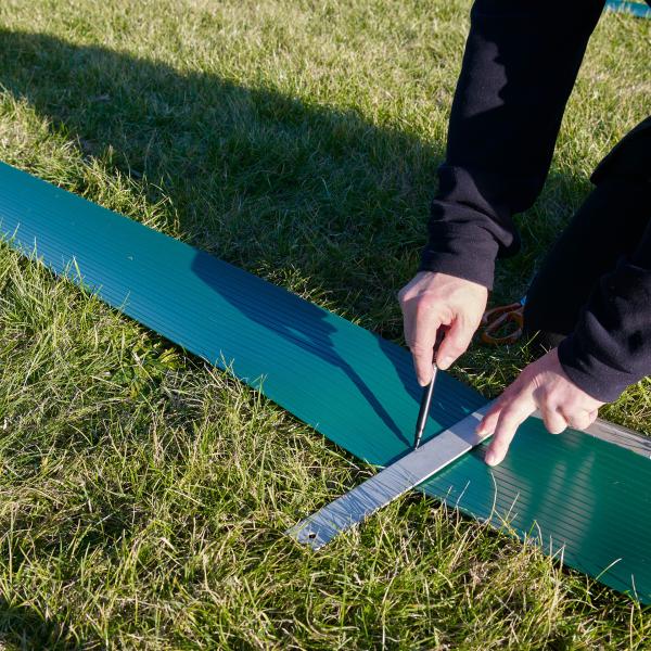 Faixa de vedação de PVC duro com material de revestimento resistente a UV