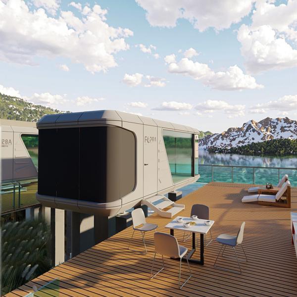 Space Capsule Homestay: une expérience panoramique du lac à 270 degrés