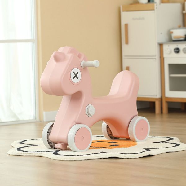 Fun and Safe Rocking Horse Roller Coaster for Baby PVC Material Perfect Birthday Gift