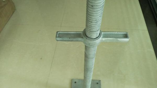 φ38mm thickness 6mm Scaffolding Jack Base height 600/800mm Hollow adjustable