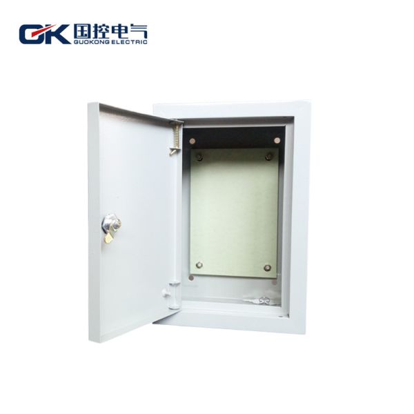 Surface Mounted Electrical Distribution Box , Power Distribution Box With Lock Grey Coating