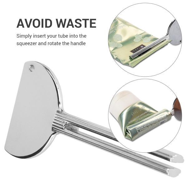 Metal Toothpaste Extruder Toothpaste Dispenser Squeeze Tube Squeezer Tool