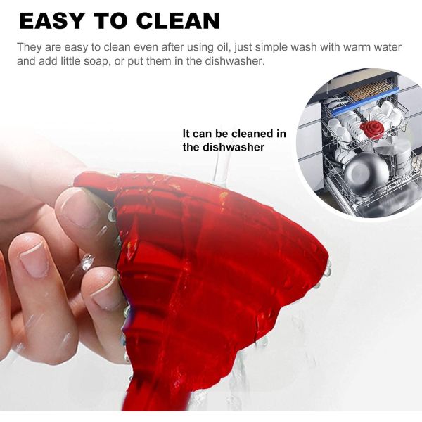 Фантели для наполнения бутылок Кухонные фантели для кухонного использования Пищевой класс Силиконовый складной фантель жидкий порошок