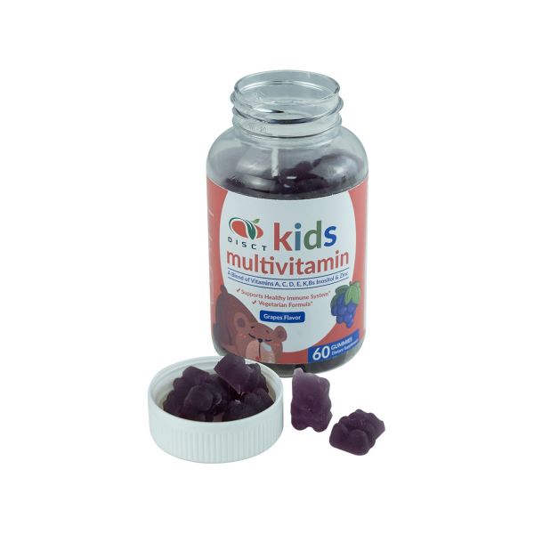 Kids Multivitamin Gummies with Brain Development Support Immune System Boost and 10 Essential Nutrients