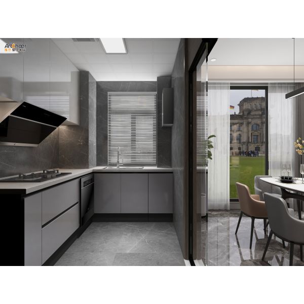 Modern Design Customized Color Durable L Shape Kitchen Cabinet for Modular Kitchen Solutions