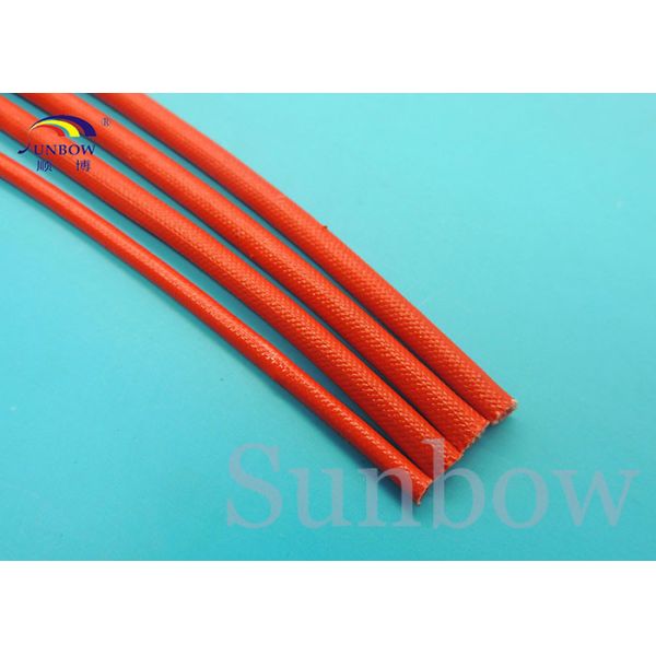 155C Class F Braided Fiber Glass Sleeving Coated Acrylic Resin 2500V