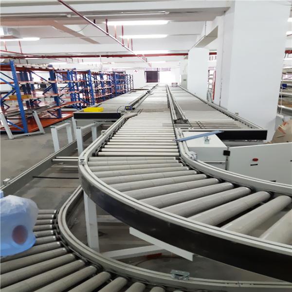 800 mm/Customized Frame Height Energy-Saving Roller Conveyor Line for Green Factories Belt Type Roller