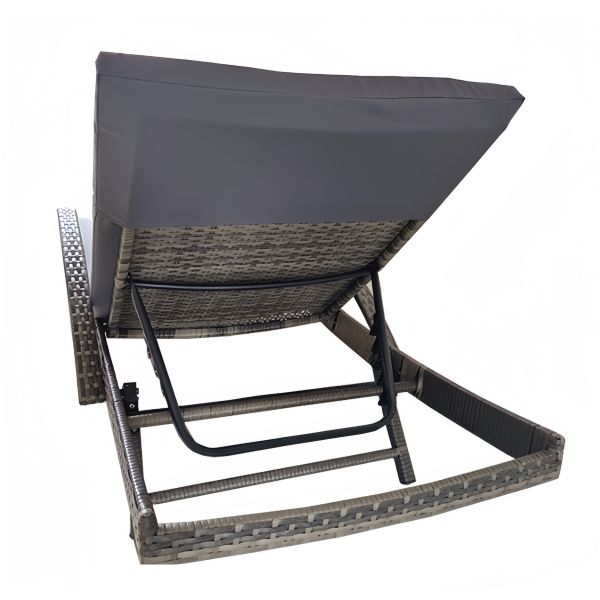 PE Poly Rattan Garden Outdoor Indoor Rattan Lounge Chair Beach Sun Holiday Patio Outdoor Furniture Sets