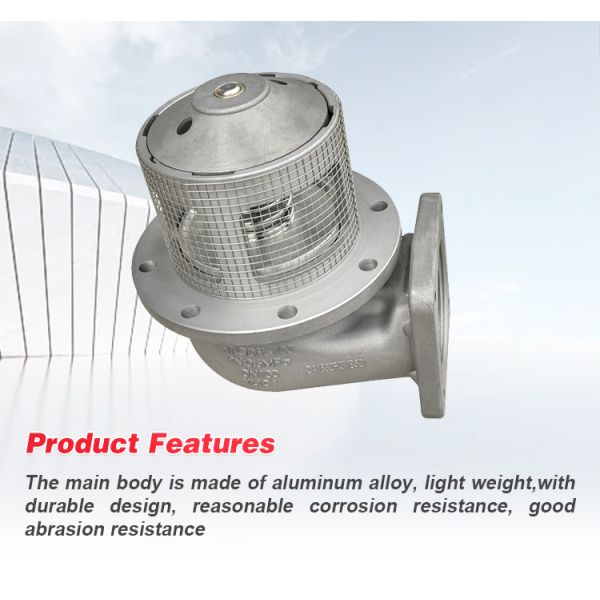 Customizable 4 Inch Aluminum Square Flange Road Tanker Emergency Bottom Valve with BALL Structure