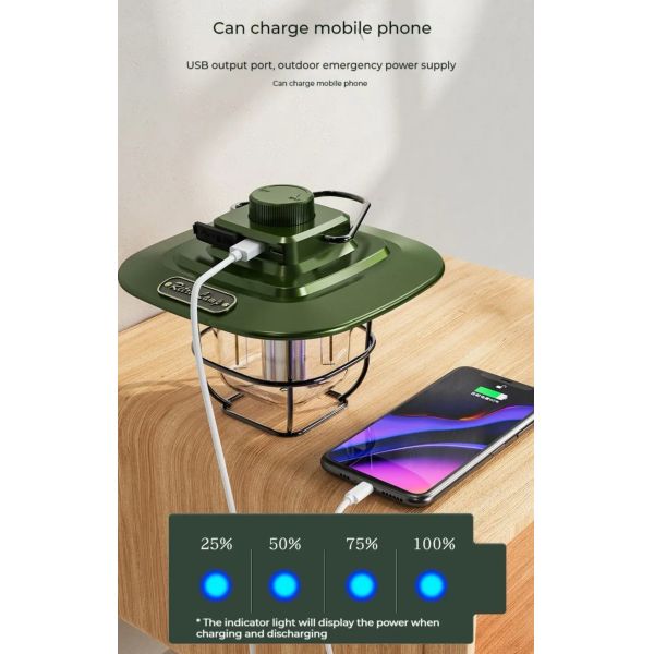 2026 Factory Wholesale Led Retro Outdoor Waterproof Multifunctional Lighting Camping Lamp Hand-held Camp Light Lantern
