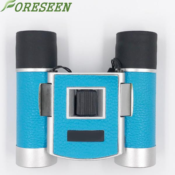 Compact Bird Watching Kids Toy Binoculars Center Focusing Blue Color