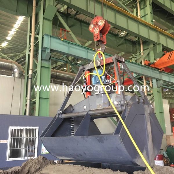 Leakage Proof Single Rope Motor Electric Hydraulic Clamshell grab Bucket