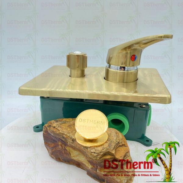 Скрытый клапан стопа 20mm до 25mm клапана ливня смесителя PPR пластиковый