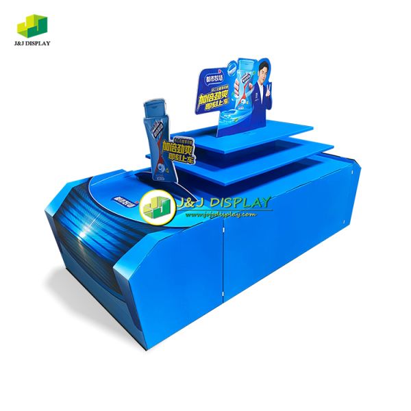 Corrugated Board Retail Dump Bin Foldable Customized For Advertisement