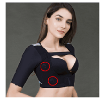 Профилировщик поддерживающего кронштейна профилировщика тела дам 3XL задний для потери веса