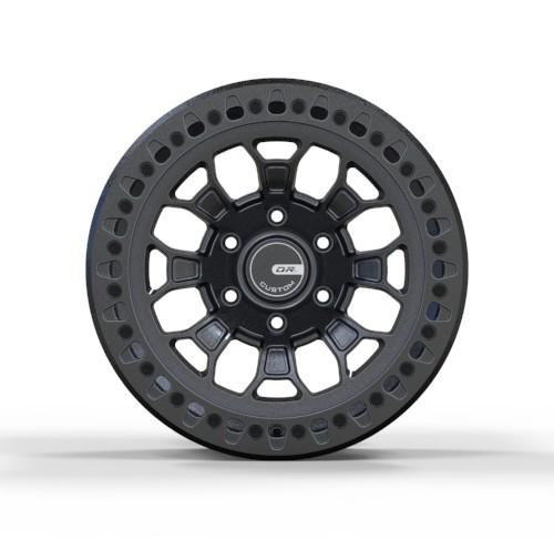 O preto do cetim forjou bordas para caminhões 6061 T6 uma parte 20 polegadas
