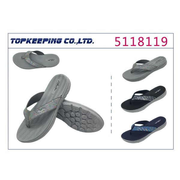 Summer Outdoor PVC Fabric Sports Flip Flop Shoes For Man