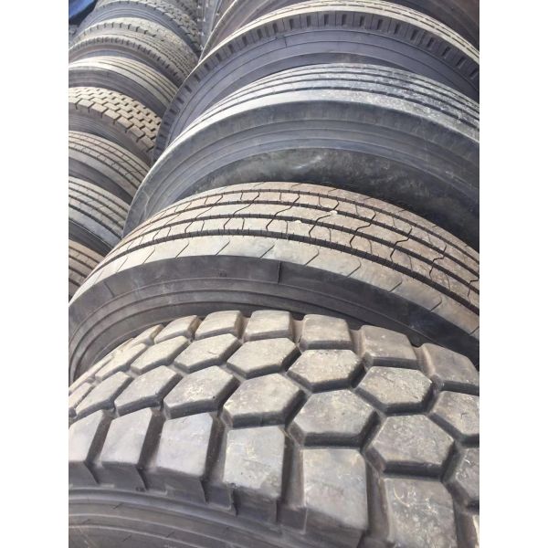 Used Auto Tires 825R16 ISO CCC 2nd Hand Truck Tyres 14 To 24 Inch