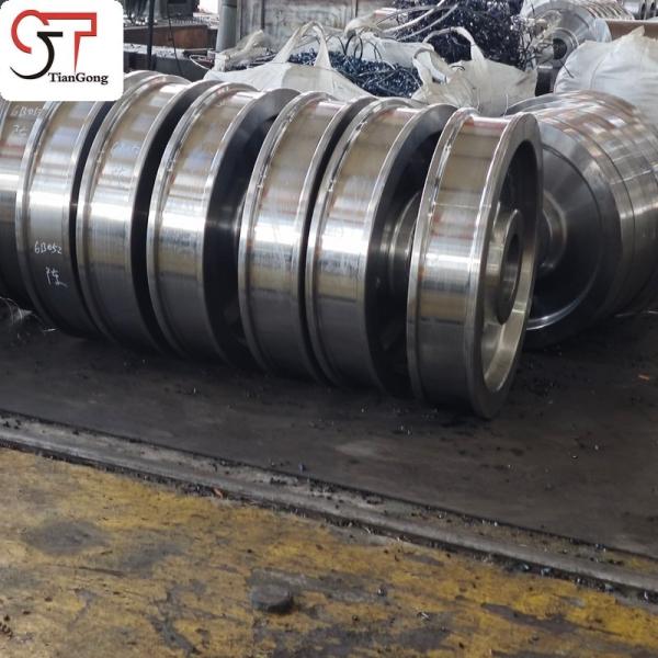 Quenched Alloy Steel Crane Wheels For Container Terminals