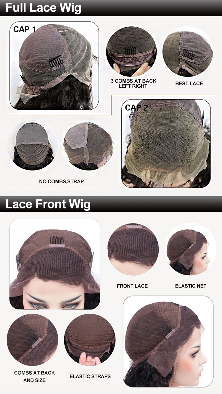 10A Grade Full Lace Human Hair Wigs , Straight Cambodian Hair Full Lace Wigs No Tangle
