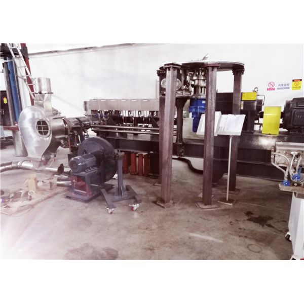 500kg/hr Industrial Two Stage Extruder Pvc Compounding Machine Highly Efficient