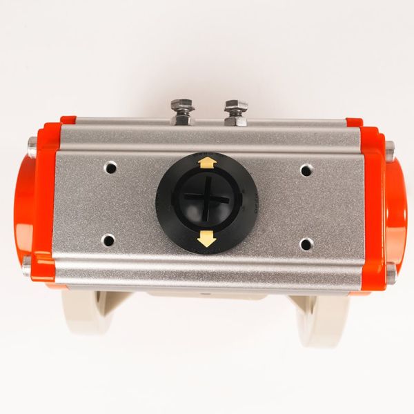 Flange Type PPH Pneumatic Ball Valve Anti-Corrosion Plastic Automatic Shut Off Valve for Chemical Sewage Pipeline