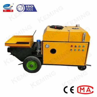 bomba concreta pequena agregada 6m3/H de motor diesel de 15mm