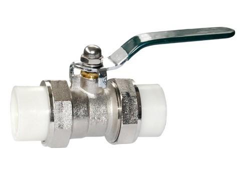 5.0MPa Brass PPR Ball Valve, 1/4 - 2 NicKel / Chrome Plated Metal Valves