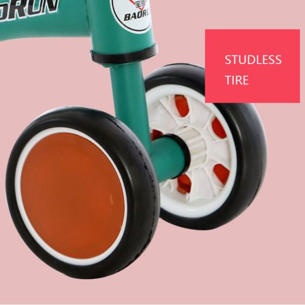 Unisex Non Pedal Bicycle Handcart Learning Bike Toy Foldable Balance Bike for Children