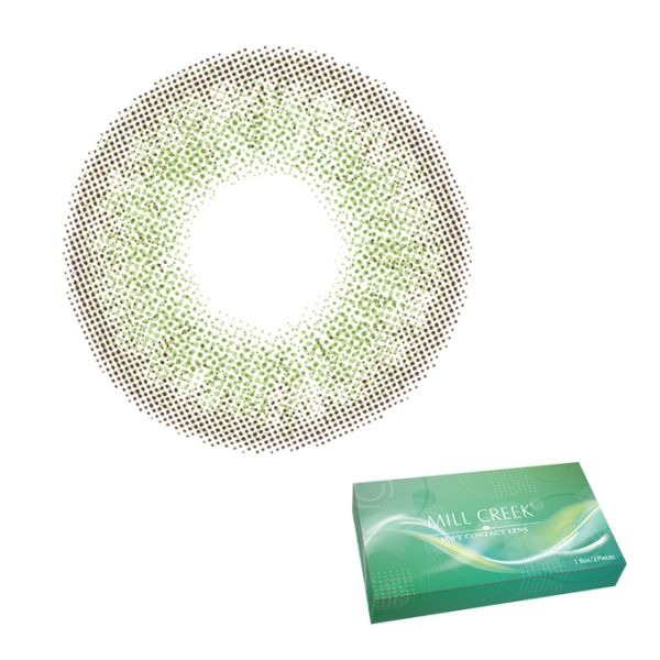 подкраска повышения контактной линзы зеленого цвета Pixie 14.5mm контактирует для зеленых глаз