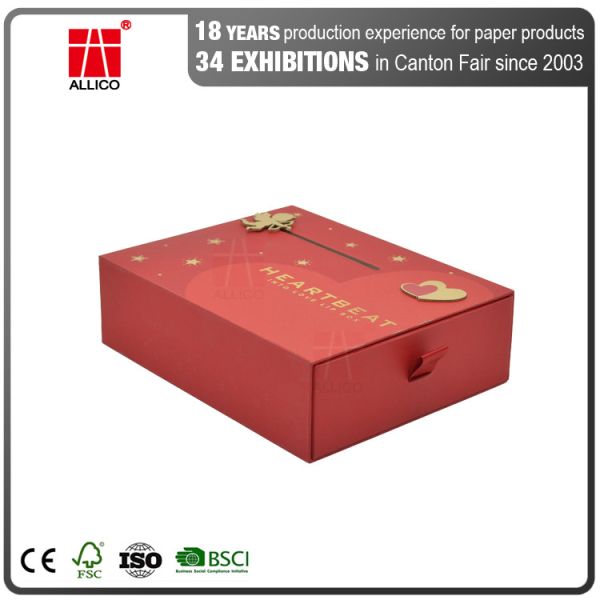 Бумага карты коробки C1S C2S ящика дня Валентайн косметическая упаковывая