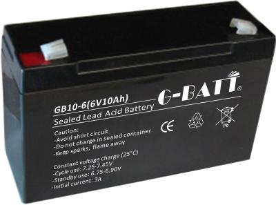 10ah 6V Lead Acid Battery