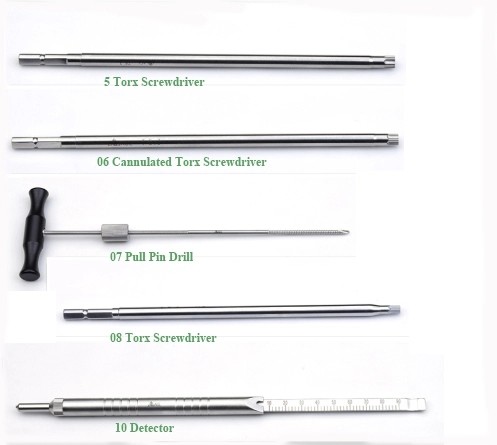 Large Fragment Locking Set Lower Limbs Locking Plates Surgical Instrument Kit