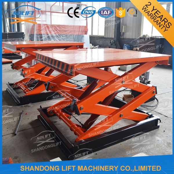 Small Stationary Hydraulic Scissor Lift Elevator Electric Scissor Lift Table