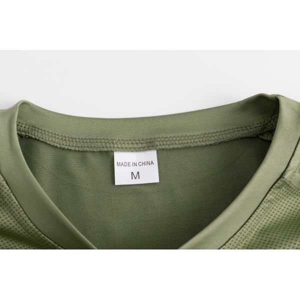Men's Mesh Panel Quick Dry Compression Workout T Shirt for Activewear