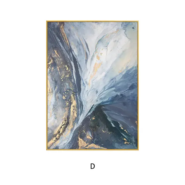 Handpainted Abstract Canvas Landscape Oil Painting Modern Style Wall Hanging Decor Art