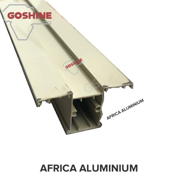 anodized / powder coated black aluminium alloy extrusion profile for south africa