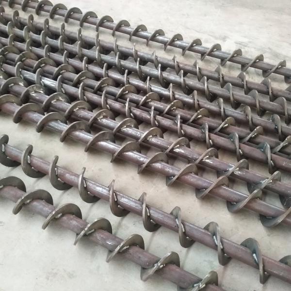 Fire Resistant Flexible Screw Auger Long Lasting Screw Conveyor Shaft Assembly For Manufacturing Plant