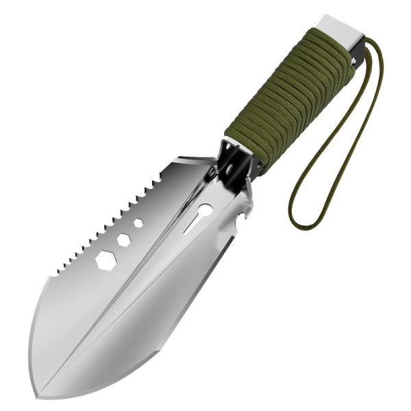 Agricultural Square Small Garden Hand Shovel 26cm Aluminum Alloy Manganese Steel