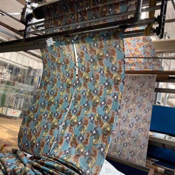automatic rotary screen printer press blanket printing Textile