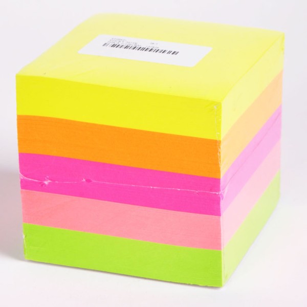 high quality office stationery fluorescence rich colors 85x85mm office supplies sticky note pads
