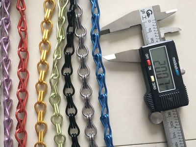 Decorative Double Hook Aluminum Chains/ Chain Fly Screen