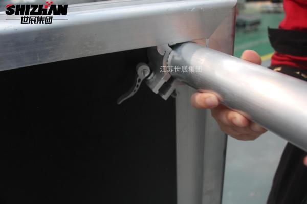 Plateformes portables et légères en aluminium pour l'extérieur