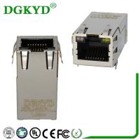 O gigabit rj45 do comprimento cat6 de KRJ-339NL 33mm protegeu o conector/o magnetics integrado tomada