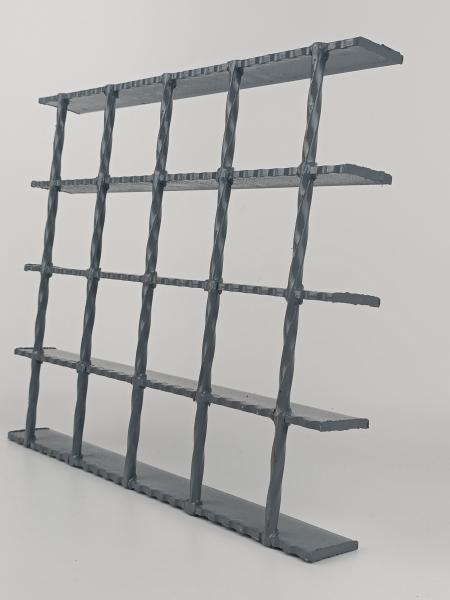 Customizable Construction Sites serrated steel bar grating Resistant Corrosion