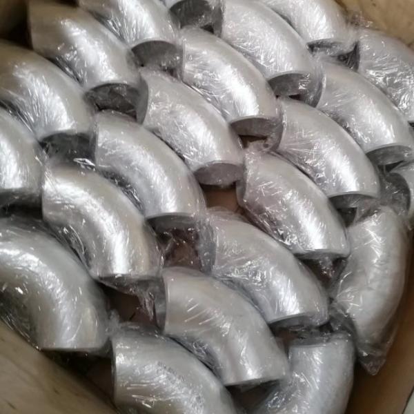Aluminum Pipe Fittings Butt Welded SR 90 Degree Elbow