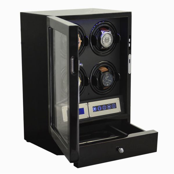 Custom Watch Storage Motor Box Touch Screen Watch Winder Safe Box Watch Luxury Box