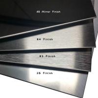 Folha de aço inoxidável 8k 201 SUS AISI 304 316L 310S 430 410S 3Cr12 420 2B No.1 1219mmx2438mm