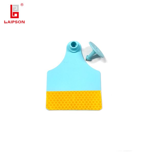 Reflective Cattle Ear Tags With Waterproof TPU Material Heat Cold Resistance And Laser Printing For Livestock Management