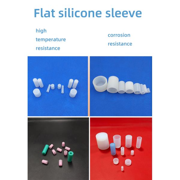 Multi-function Anti-aging Reusable Flat Silicone Black Case with High Temperature Resistance White Sleeve